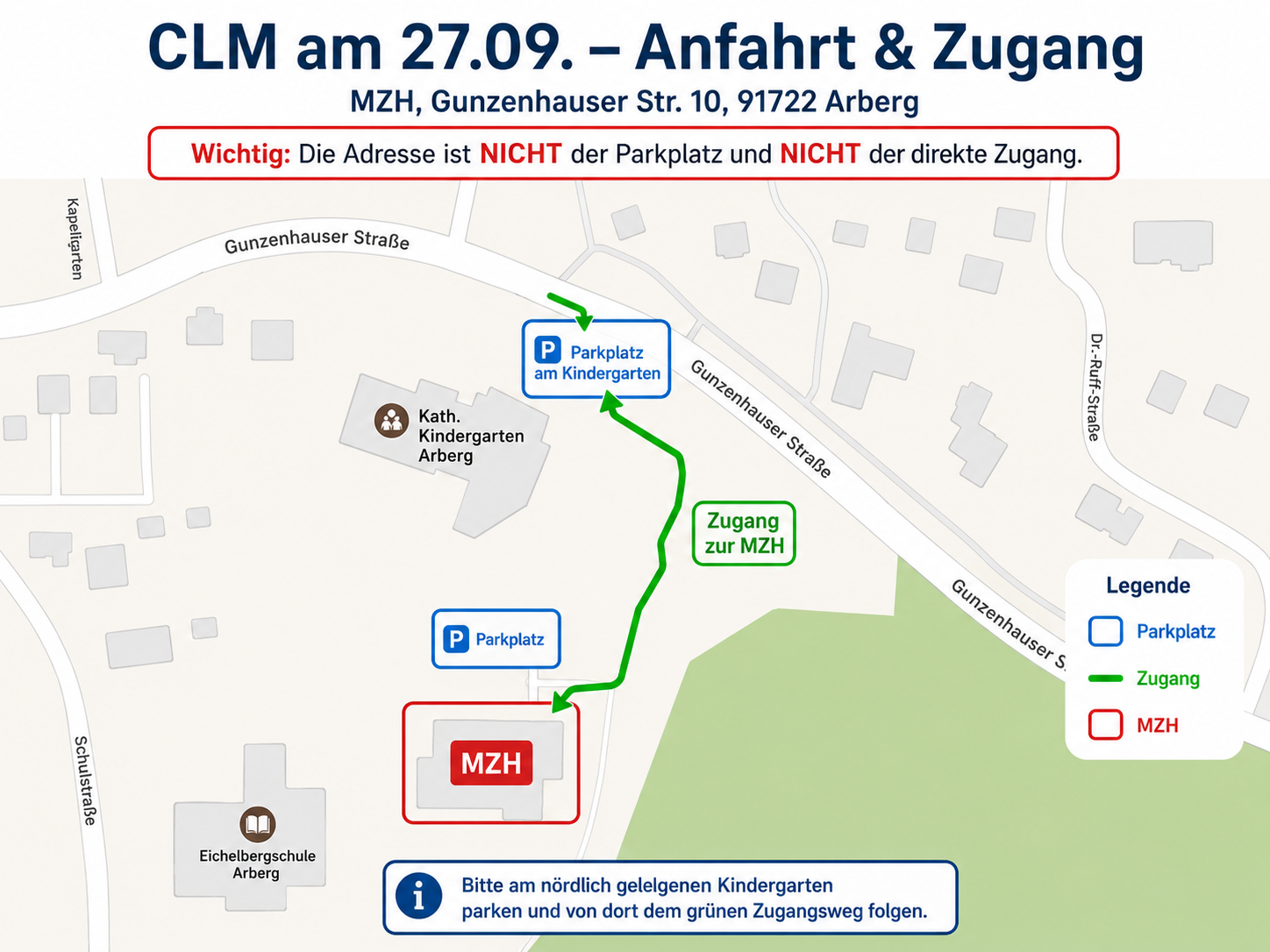 Travel and access map for the Community Layer Meetup in Arberg